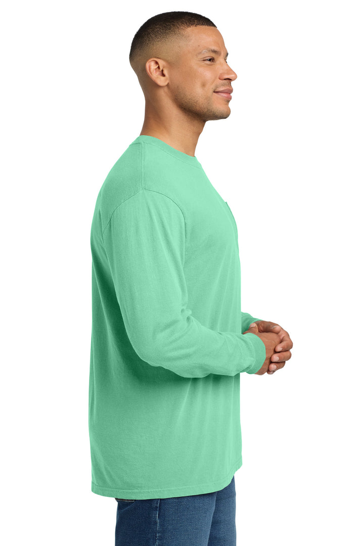 IslandReef COMFORT COLORS Heavyweight Ring Spun Long Sleeve Pocket Tee. 4410