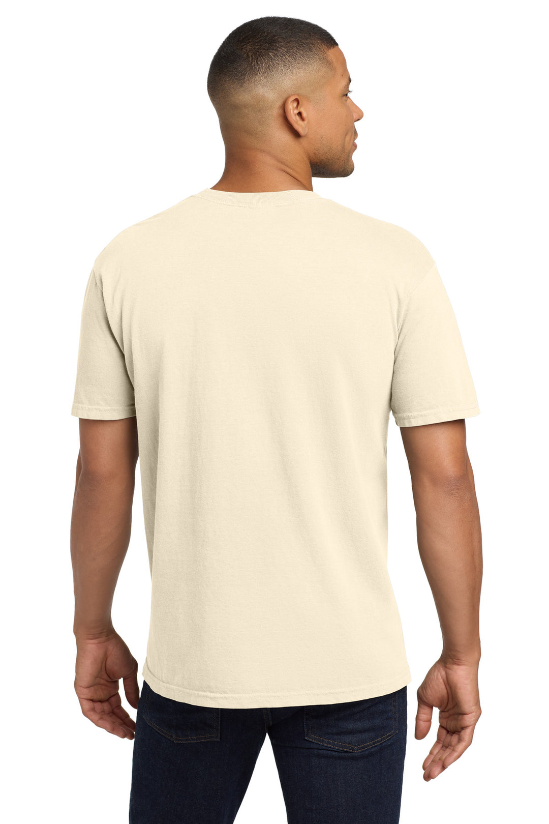 Ivory COMFORT COLORS Heavyweight Ring Spun Pocket Tee. 6030