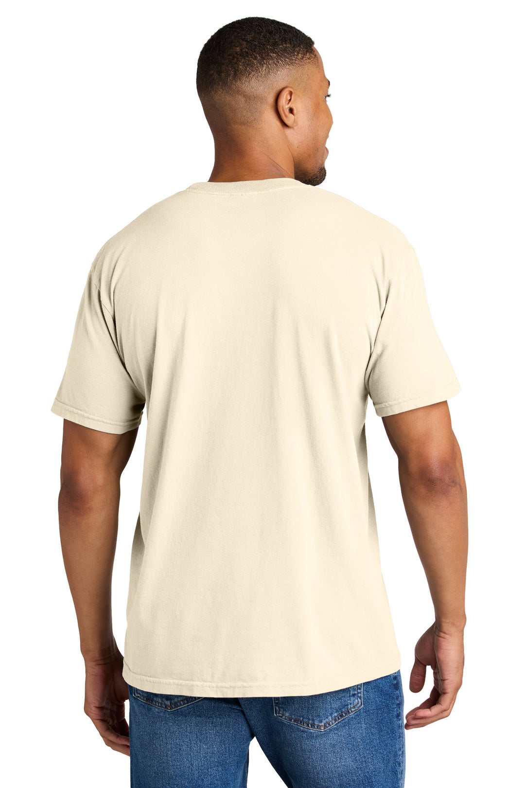 Ivory COMFORT COLORS Heavyweight Ring Spun Tee. 1717