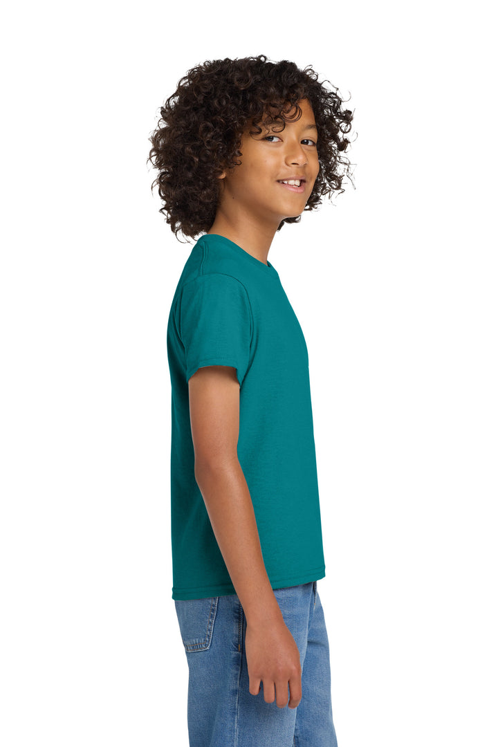 Jade Dome Gildan Youth DryBlend 50 Cotton/50 Poly T-Shirt. 8000B