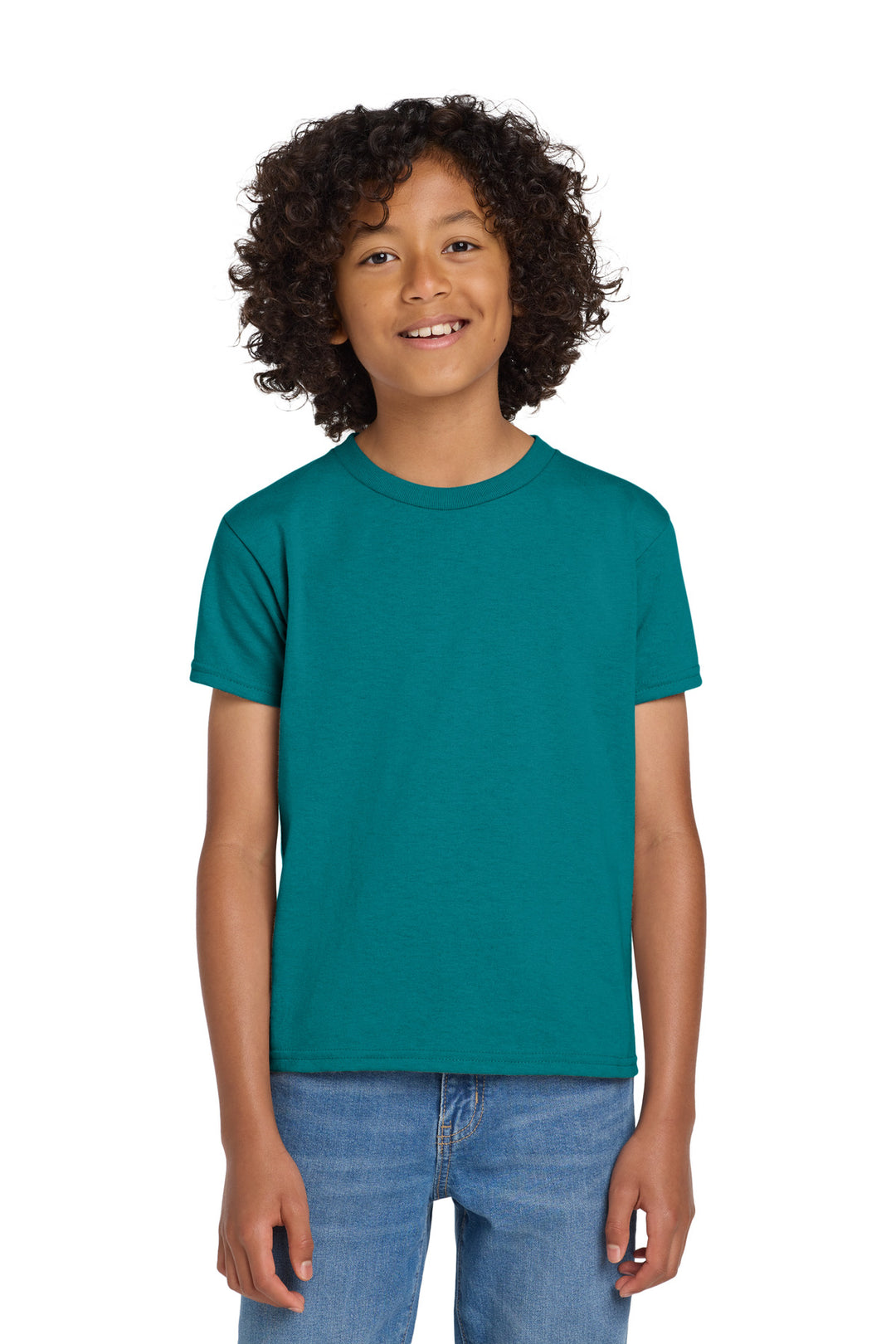 Jade Dome Gildan Youth DryBlend 50 Cotton/50 Poly T-Shirt. 8000B