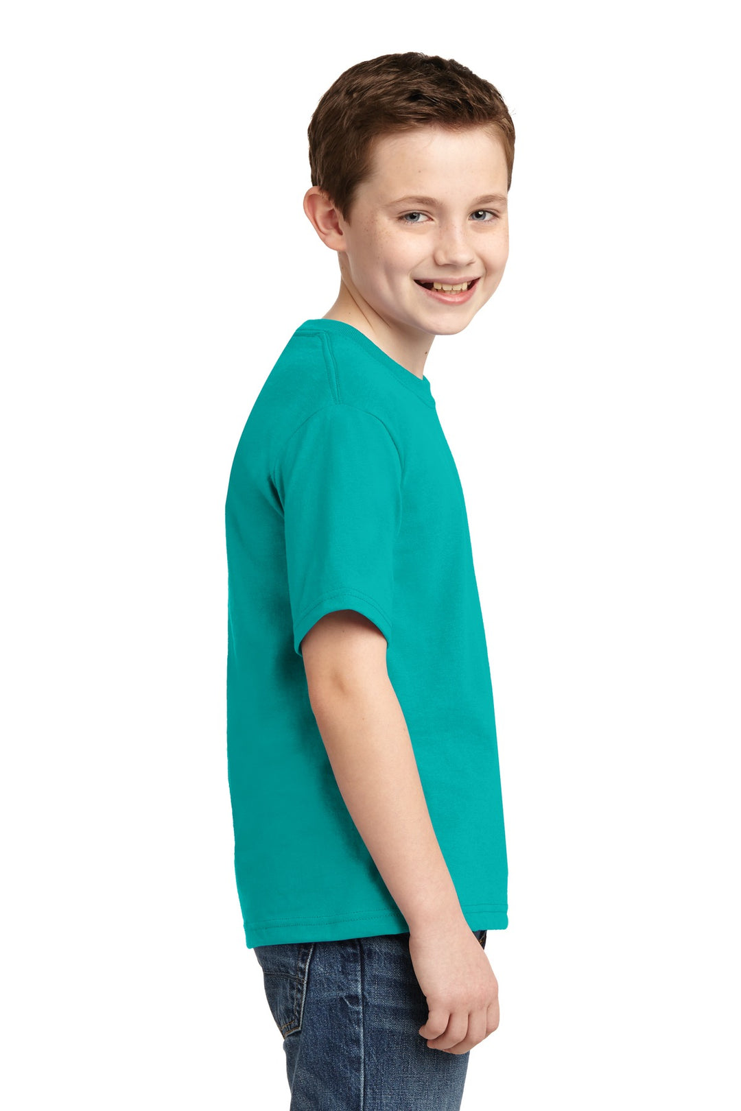 Jade Jerzees - Youth Dri-Power 50/50 Cotton/Poly T-Shirt. 29B