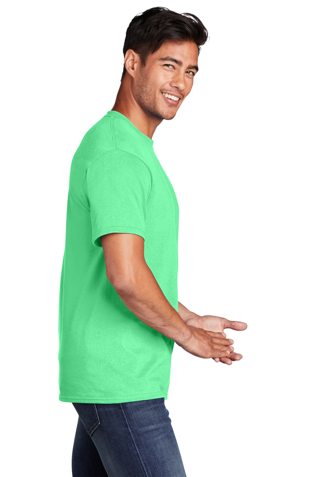 Jadeite Port & Company - Core Cotton Tee. PC54