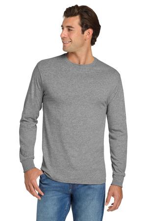 JNavy Jerzees - Dri-Power 50/50 Cotton/Poly Long Sleeve T-Shirt. 29LS