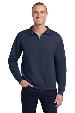 JNavy Jerzees - NuBlend 1/4-Zip Cadet Collar Sweatshirt. 995M