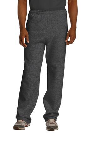 JNavy Jerzees NuBlend Open Bottom Pant with Pockets. 974MP
