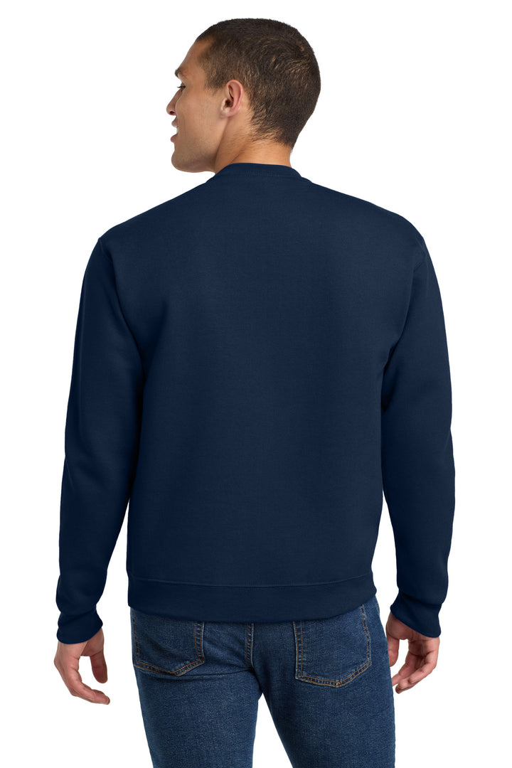 JNavy Jerzees Super Sweats NuBlend - Crewneck Sweatshirt. 4662M