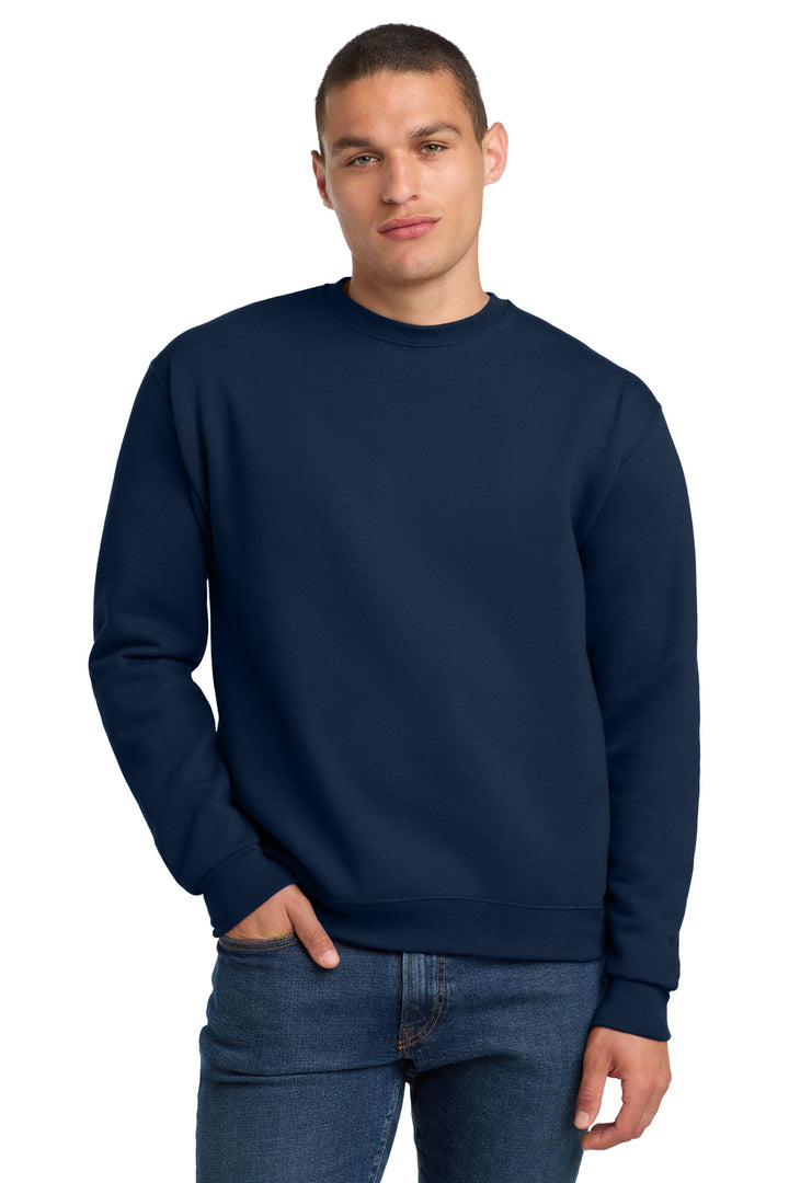 JNavy Jerzees Super Sweats NuBlend - Crewneck Sweatshirt. 4662M