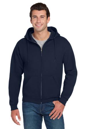 JNavy Jerzees Super Sweats NuBlend - Full-Zip Hooded Sweatshirt. 4999M