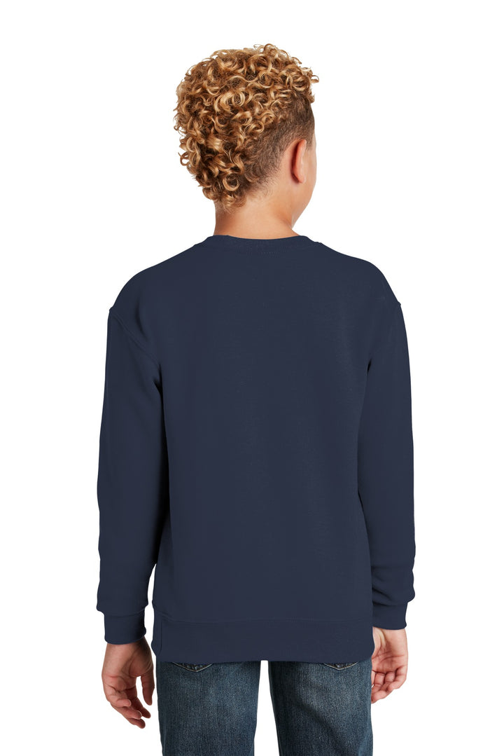 JNavy Jerzees - Youth NuBlend Crewneck Sweatshirt. 562B