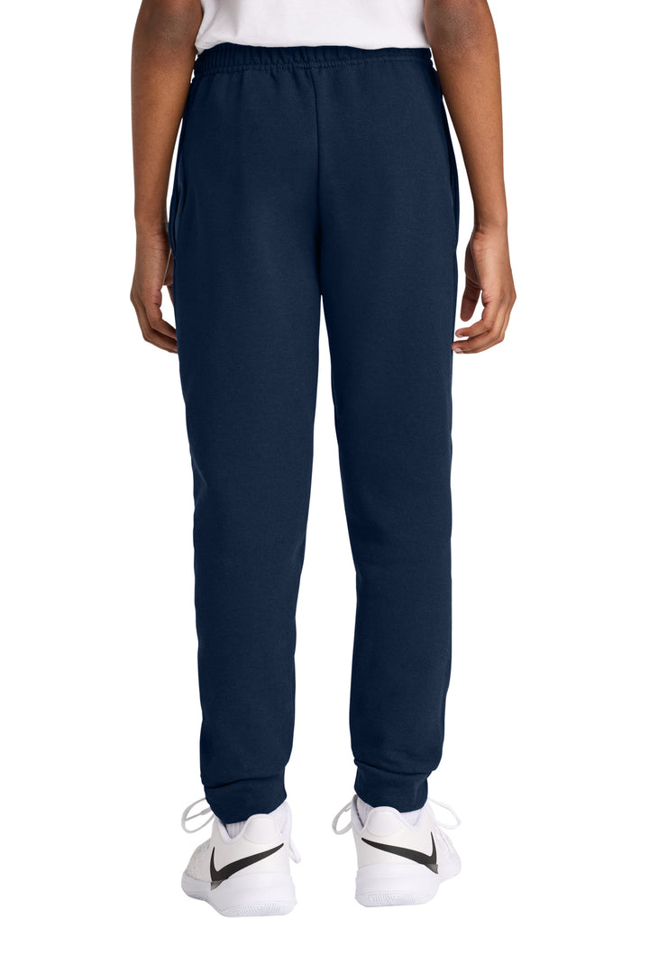 JNavy Jerzees Youth NuBlend Jogger Sweatpant 975B