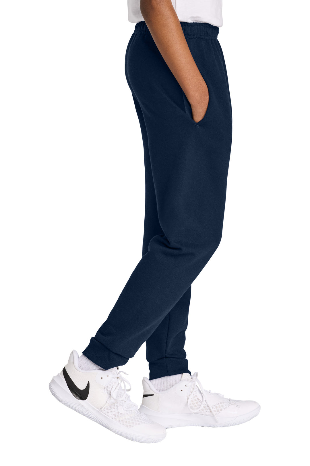JNavy Jerzees Youth NuBlend Jogger Sweatpant 975B