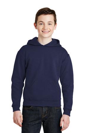 JNavy Jerzees - Youth NuBlend Pullover Hooded Sweatshirt. 996Y
