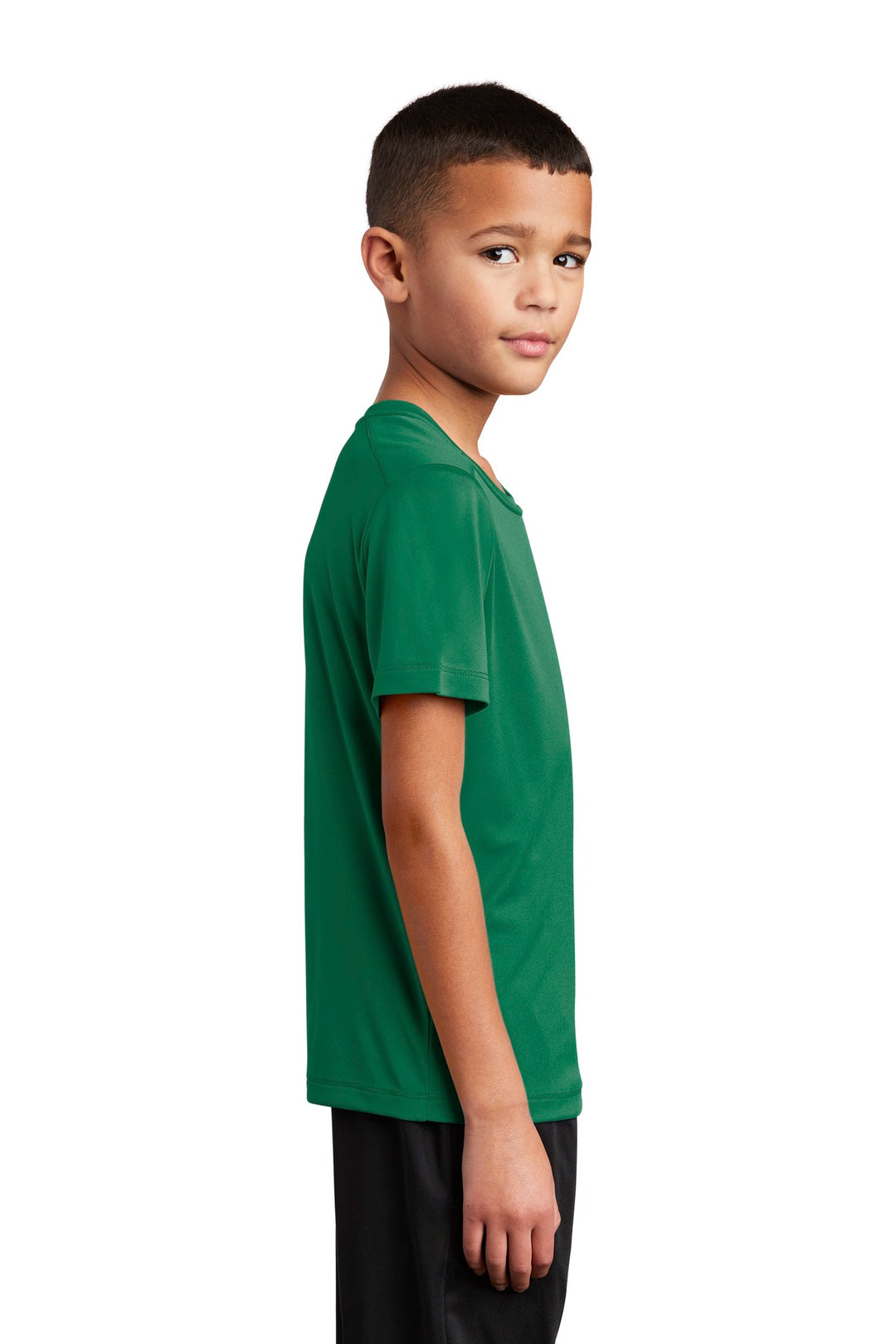 Kelly Green Sport-Tek Youth Posi-UV Pro Tee. YST420