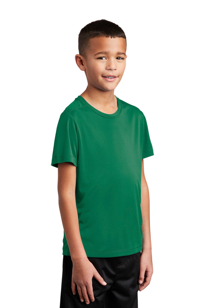 Kelly Green Sport-Tek Youth Posi-UV Pro Tee. YST420