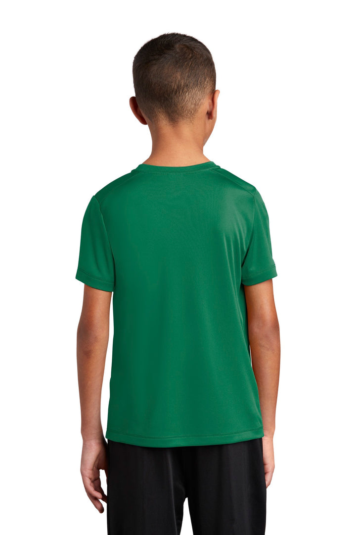 Kelly Green Sport-Tek Youth Posi-UV Pro Tee. YST420