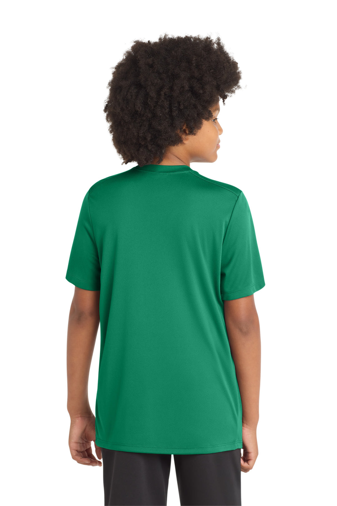 Kelly Green Sport-Tek Youth Posi-UV Pro Tee. YST420