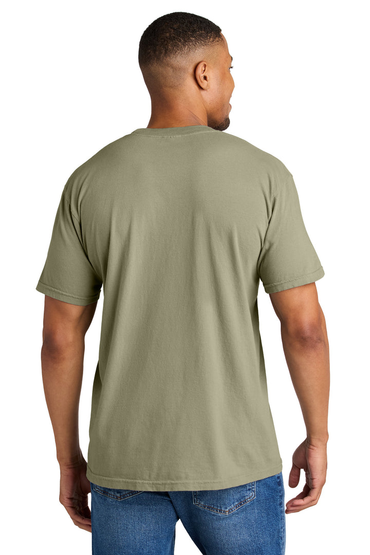 Khaki COMFORT COLORS Heavyweight Ring Spun Tee. 1717