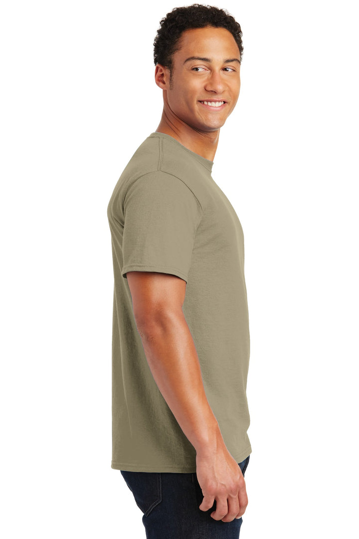 Khaki Jerzees - Dri-Power 50/50 Cotton/Poly T-Shirt. 29M