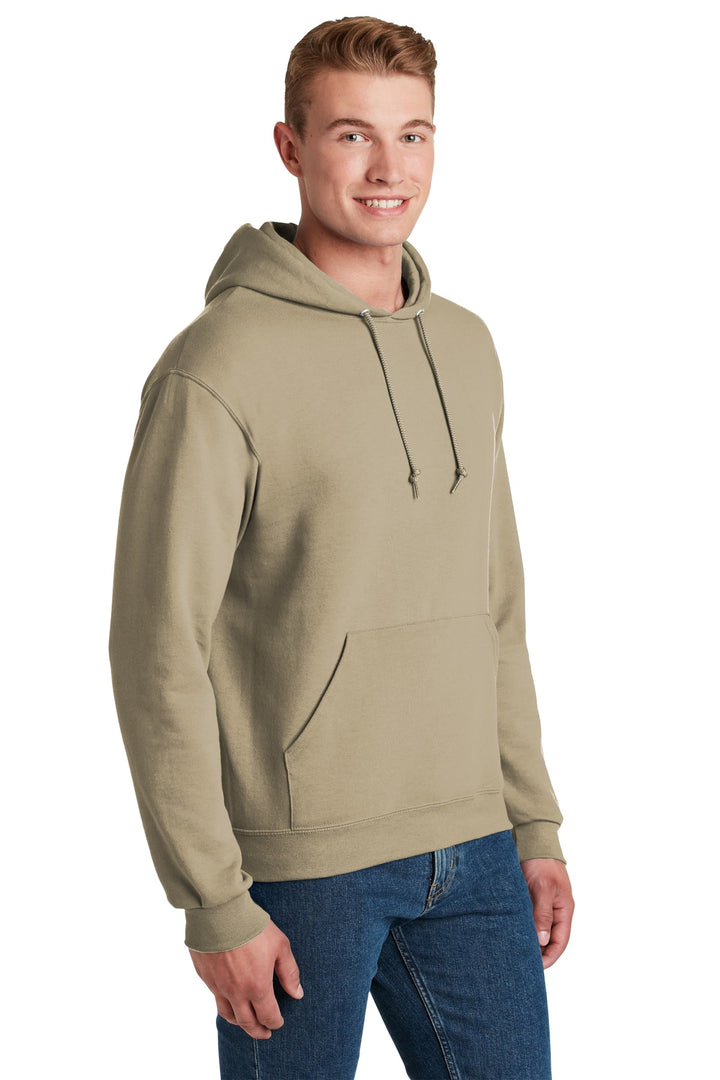 Khaki Jerzees NuBlend Pullover Hooded Sweatshirt. 996M