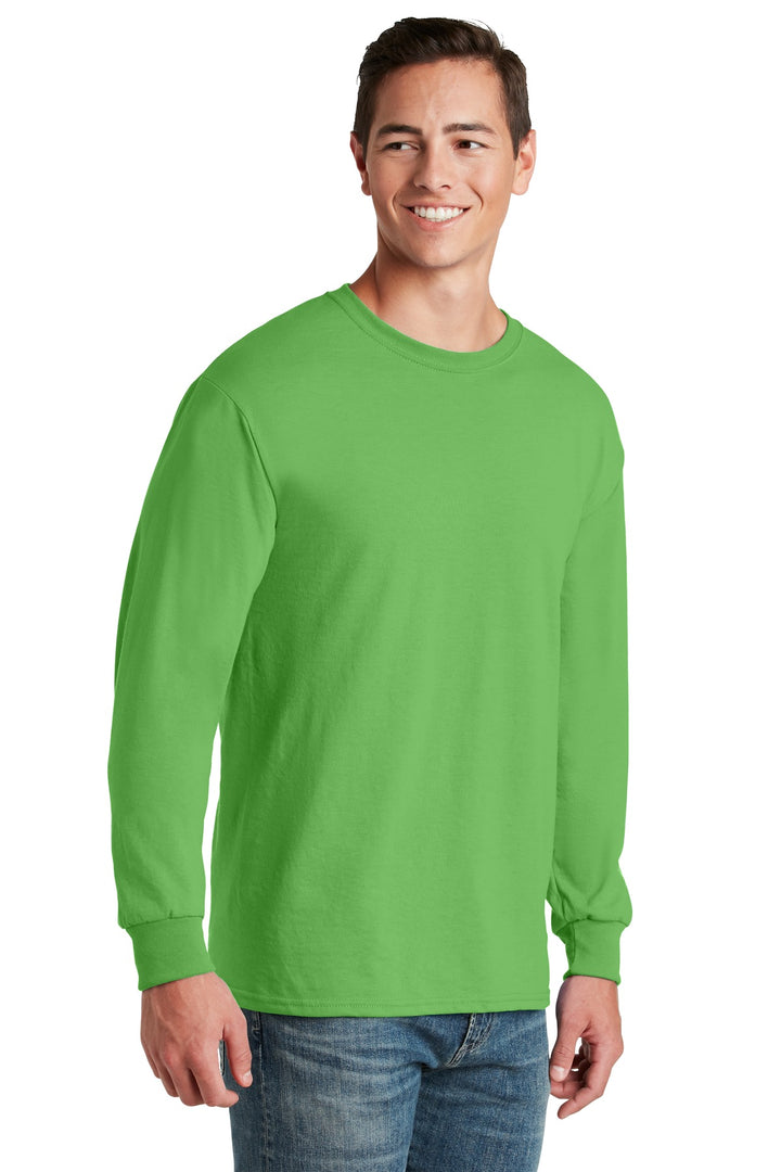 Kiwi Jerzees - Dri-Power 50/50 Cotton/Poly Long Sleeve T-Shirt. 29LS
