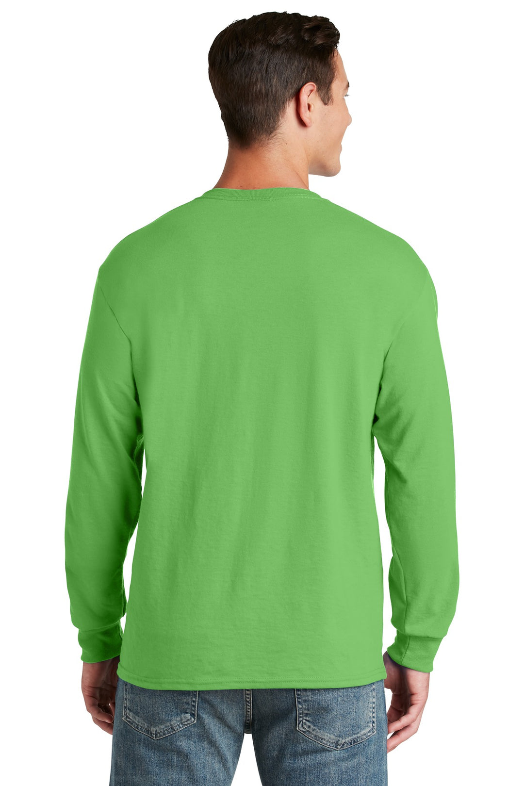 Kiwi Jerzees - Dri-Power 50/50 Cotton/Poly Long Sleeve T-Shirt. 29LS