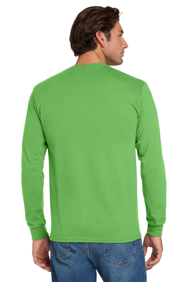 Kiwi Jerzees - Dri-Power 50/50 Cotton/Poly Long Sleeve T-Shirt. 29LS