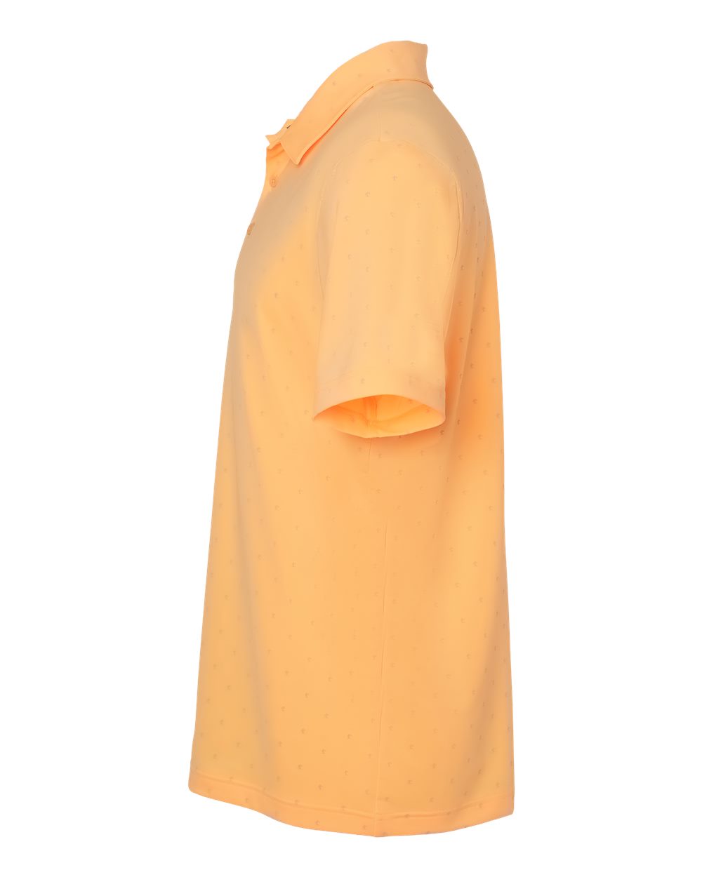 Left View of Acid Orange/ Grey Two Pine Tree Polo - A574