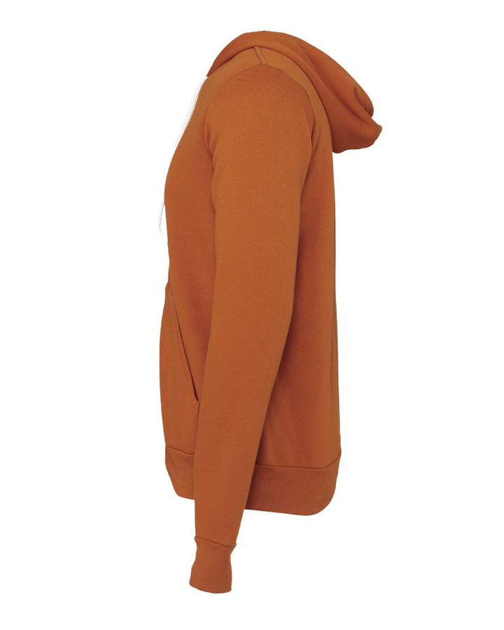 Left View of Autumn Sponge Fleece Full-Zip Hoodie - 3739