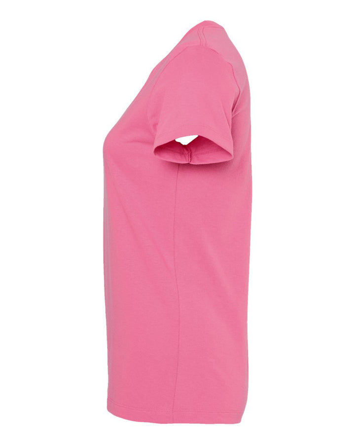 Left View of Azalea Women's Gold Soft Touch T-Shirt - 4810