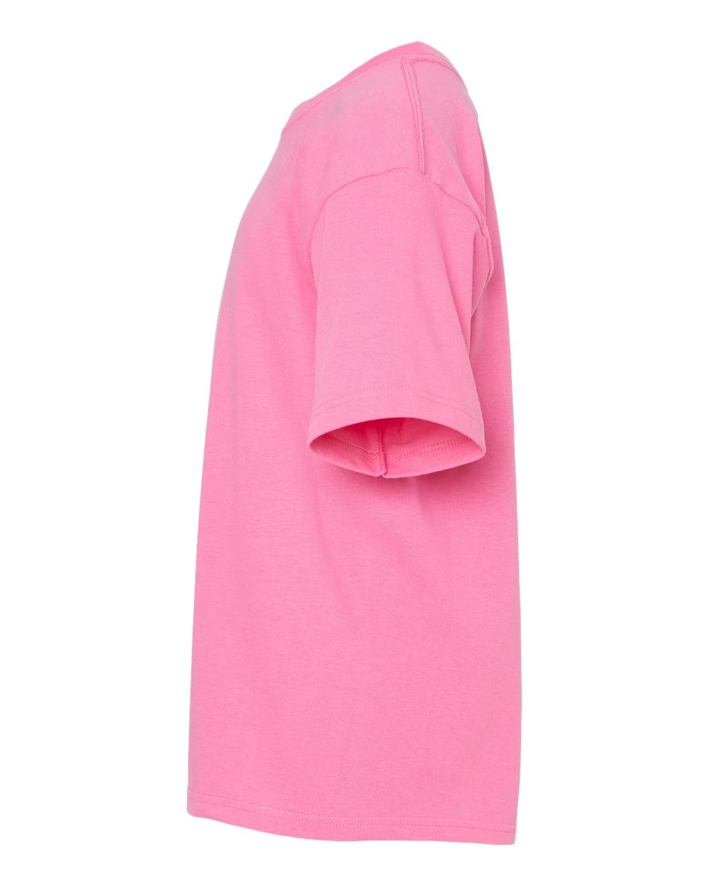 Left View of Azalea Youth Gold Soft Touch T-Shirt - 4850