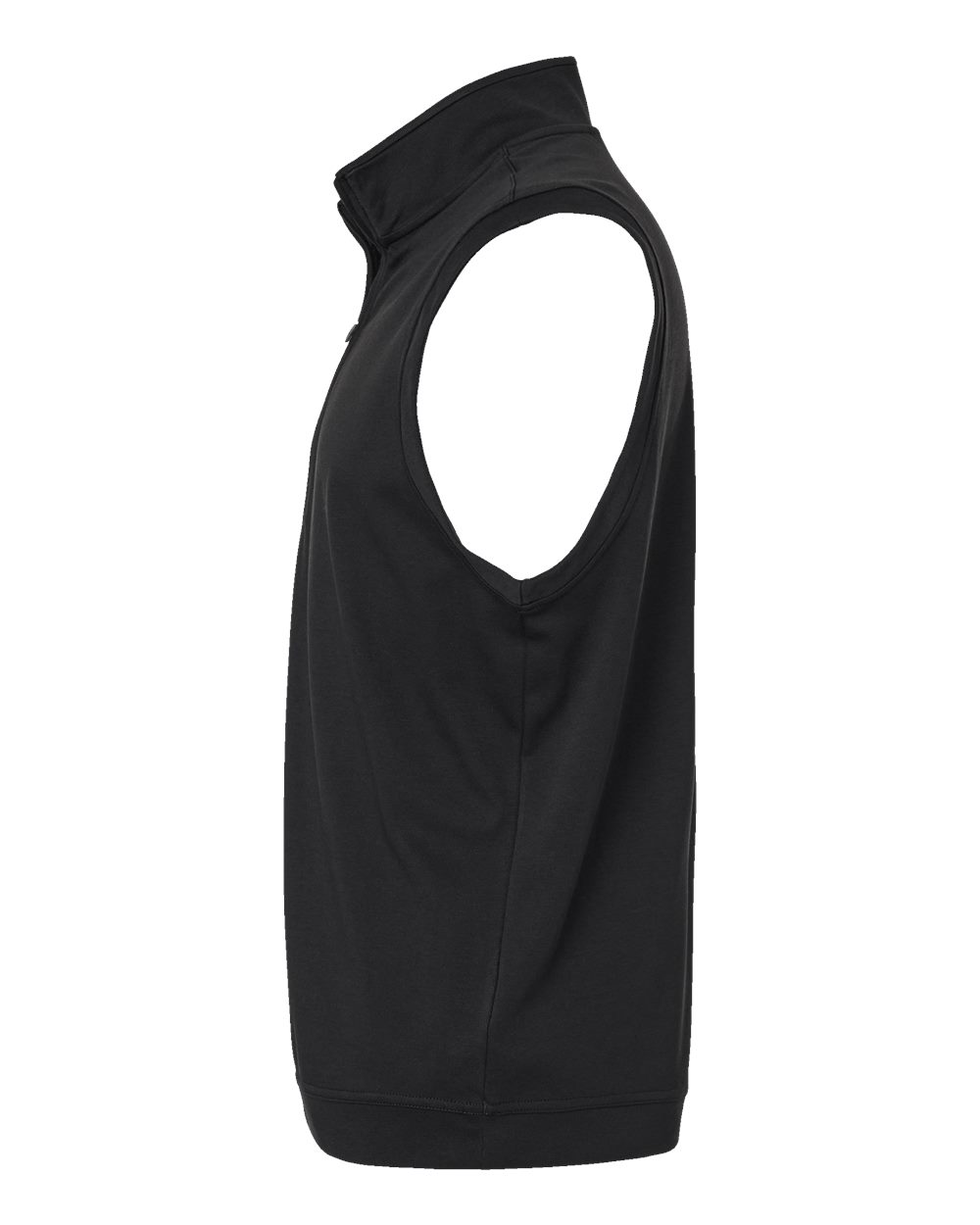 Left View of Black Club Vest - A599