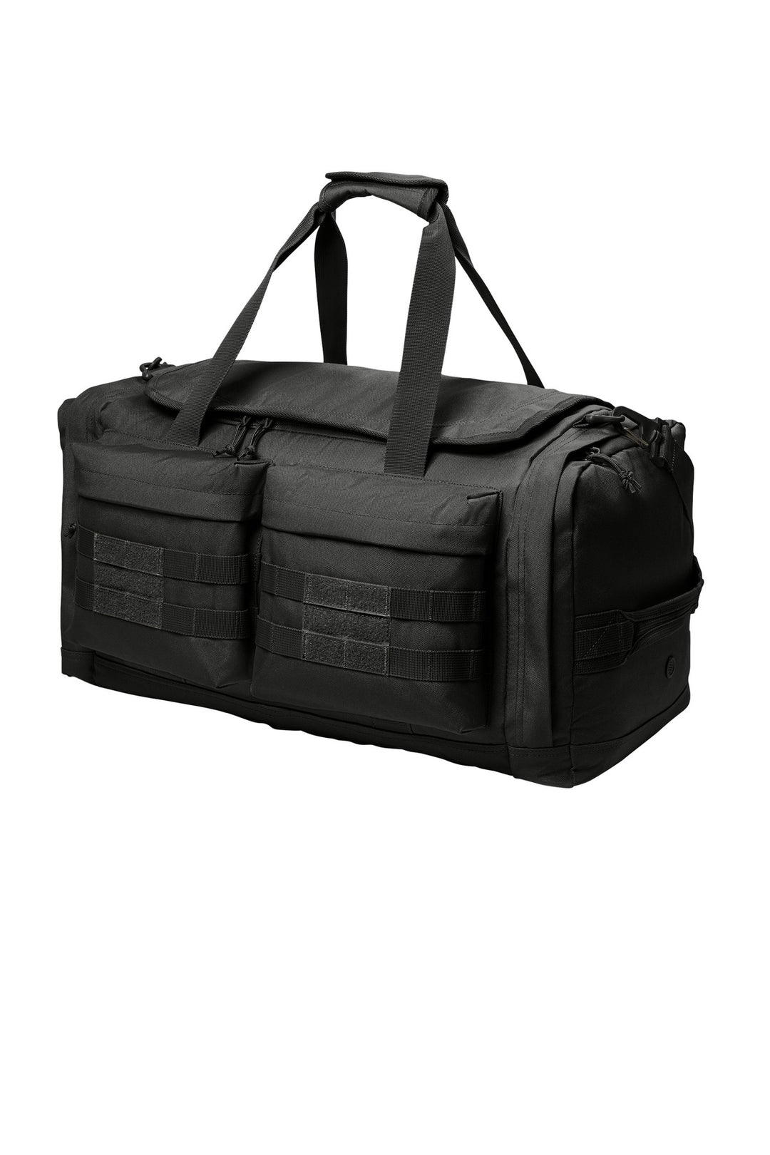 Left View of Black CornerStone Tactical Duffel CSB815
