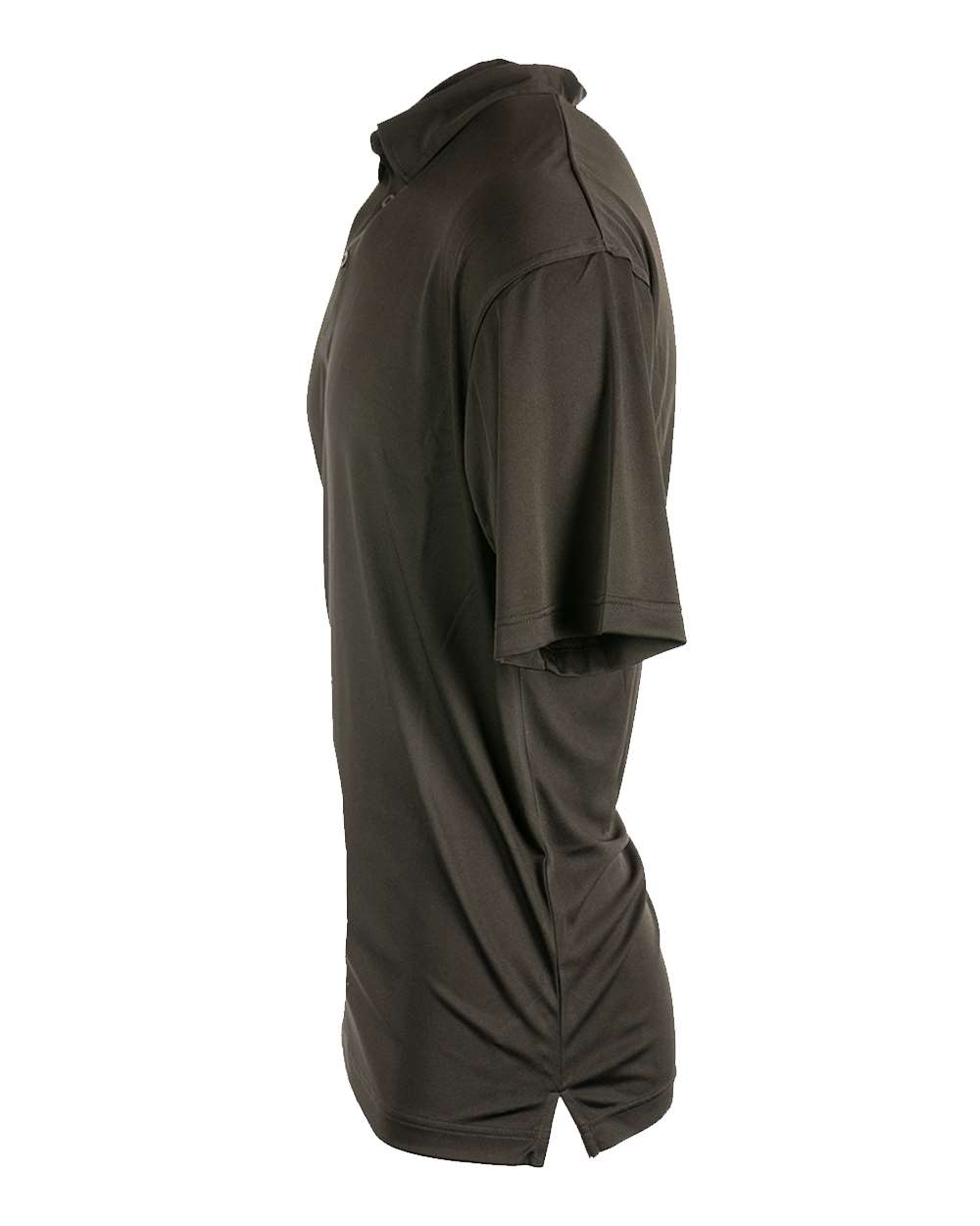 Left View of Black Golf Polo - 0101