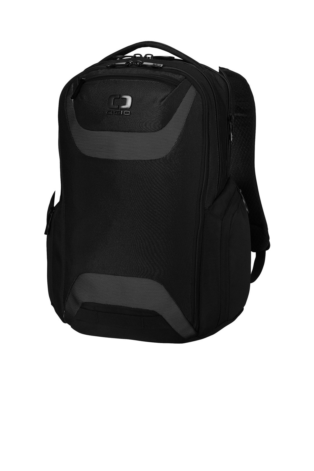 Left View of Black OGIO Connected Pack. 91008