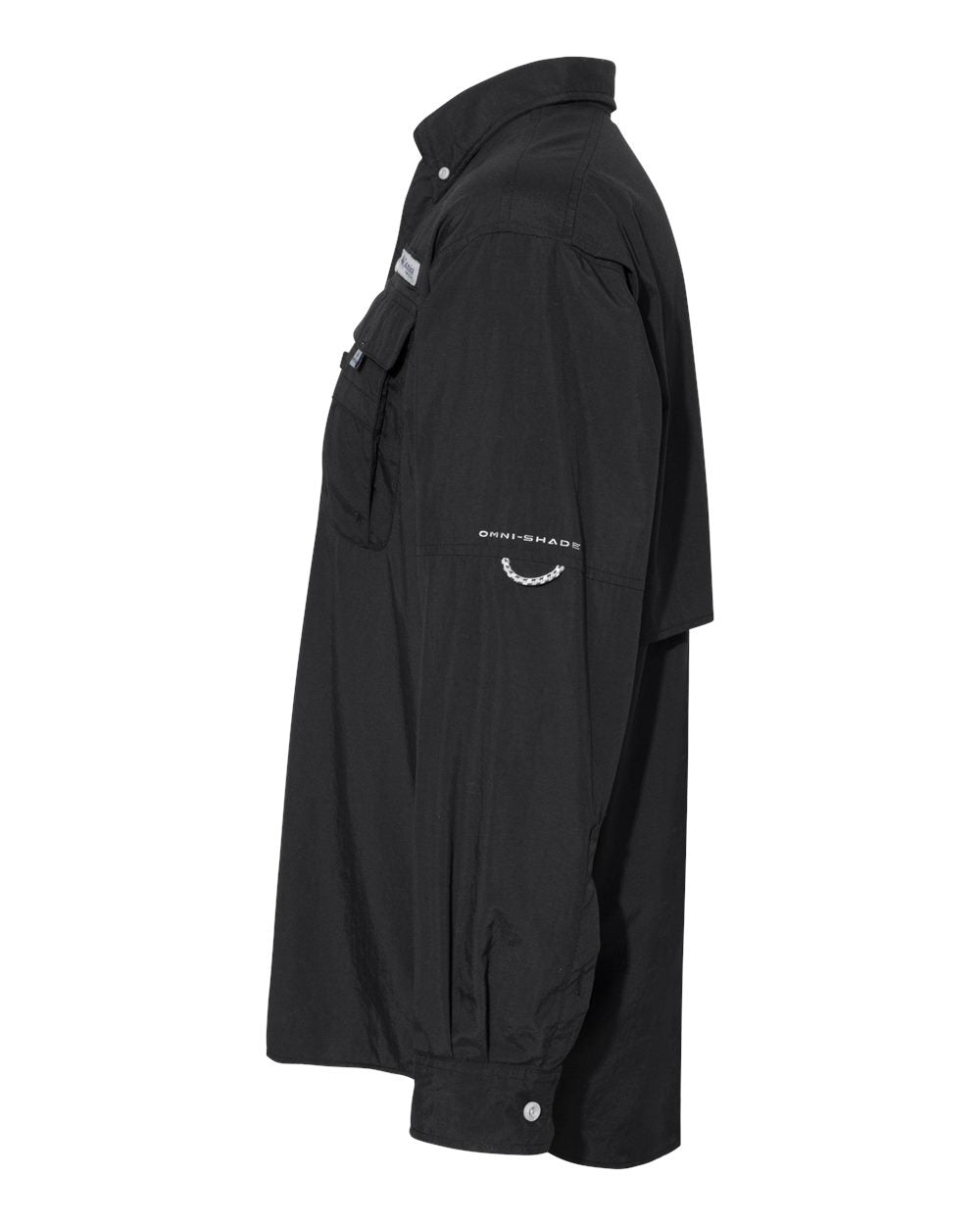 Left View of Black PFG Bahama™ II Shirt - 212463