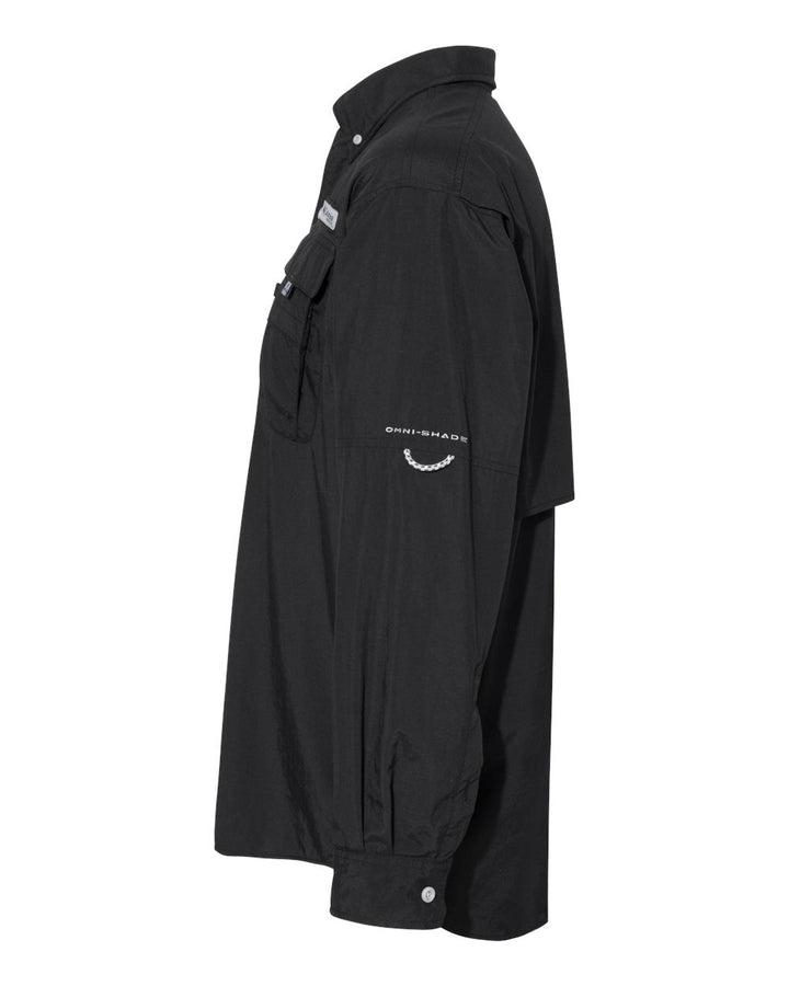 Left View of Black PFG Bahama™ II Shirt - 212463