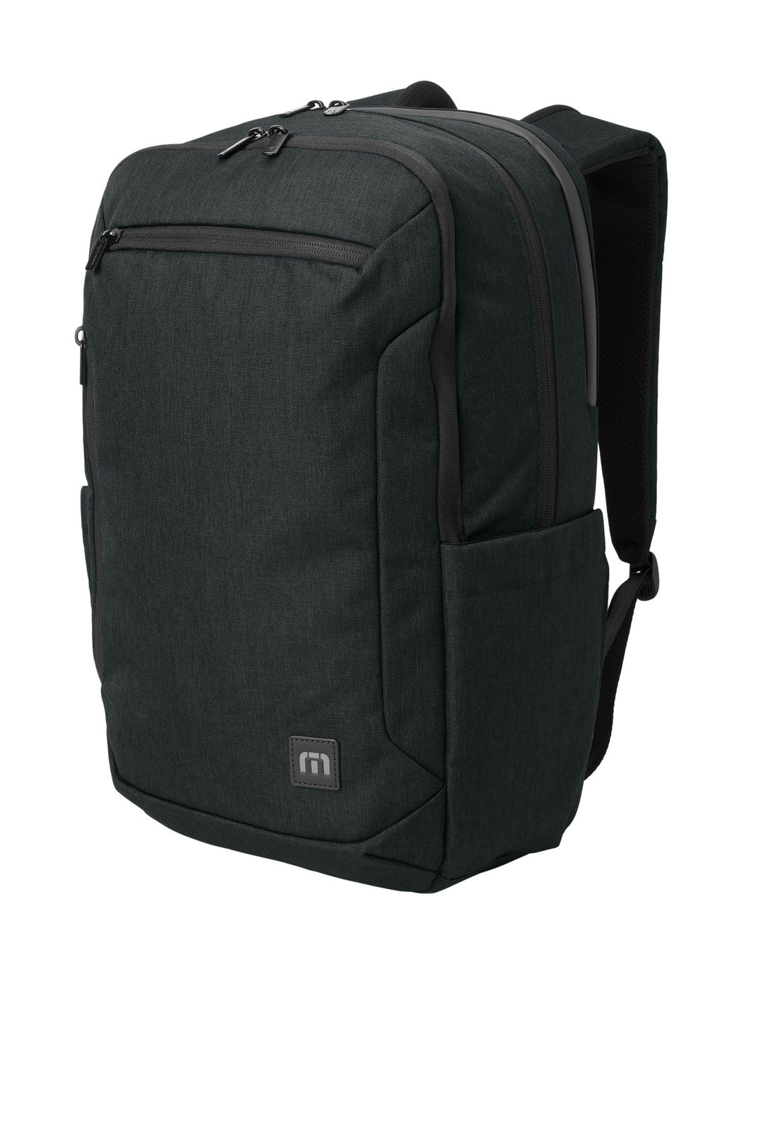 Left View of Black TravisMathew Duration Backpack TMB105