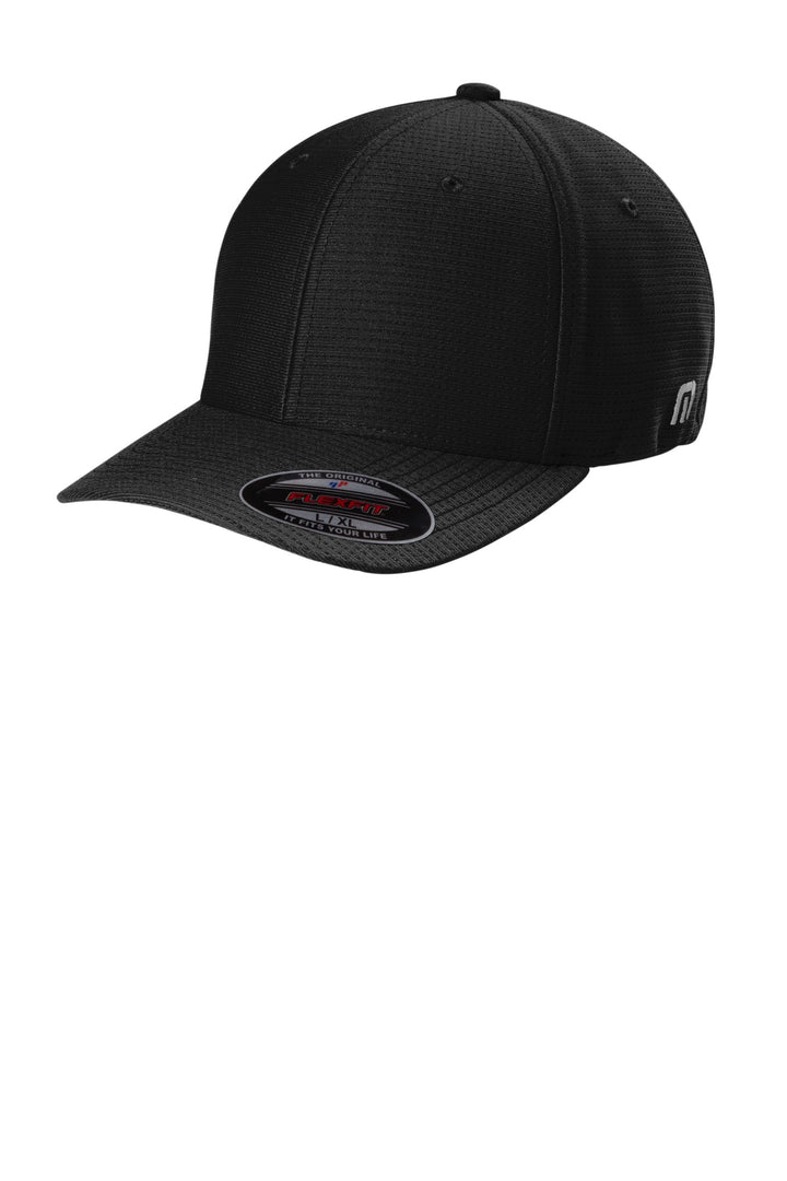Left View of Black TravisMathew Rad Flexback Cap. TM1MU426