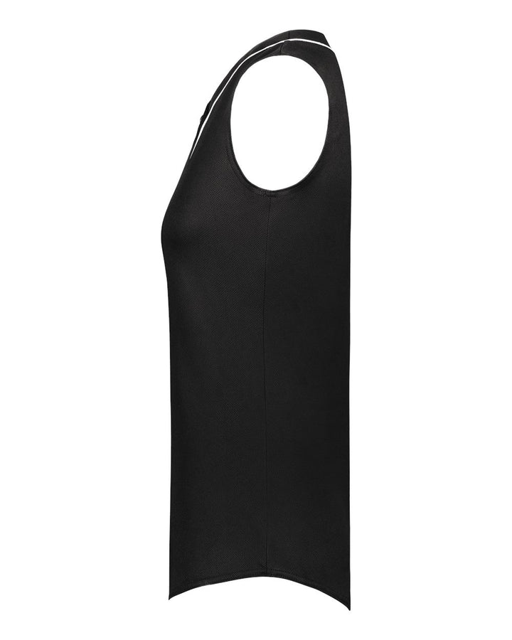 Left View of Black/ White Women's Cutter Jersey - 6913