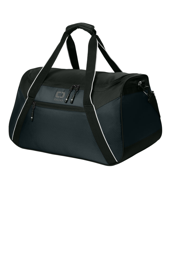 Left View of Blacktop OGIO Inception Duffel 95002