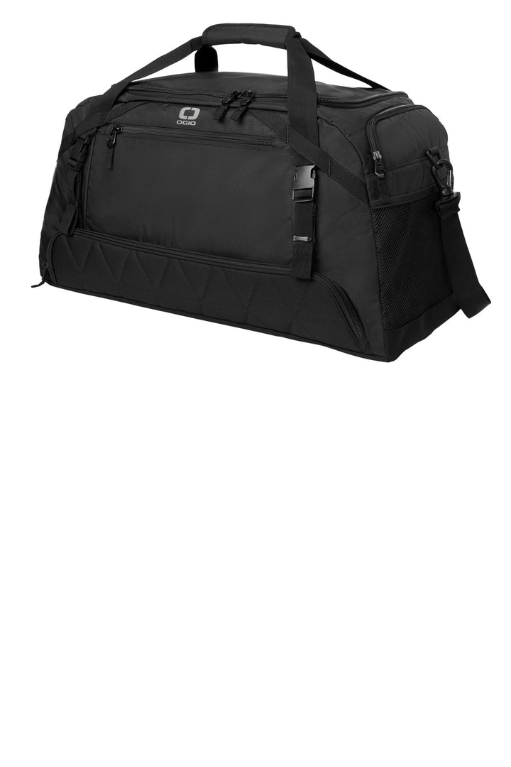 Left View of Blacktop OGIO Motion Duffel 411099
