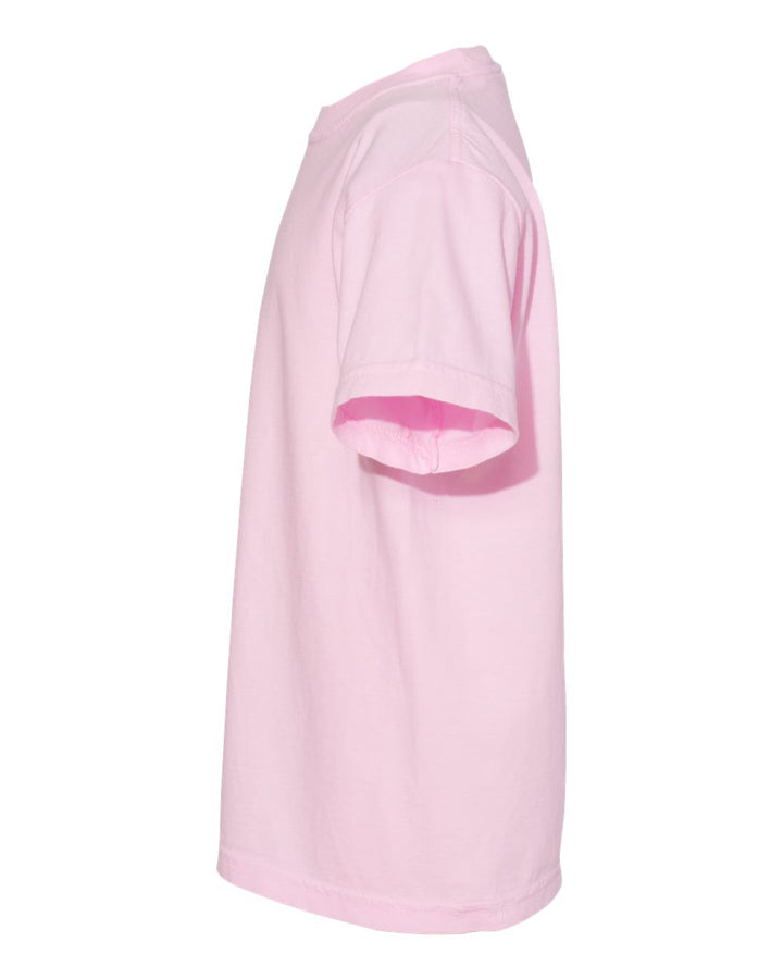 Left View of Blossom Garment-Dyed Youth Heavyweight T-Shirt - 9018