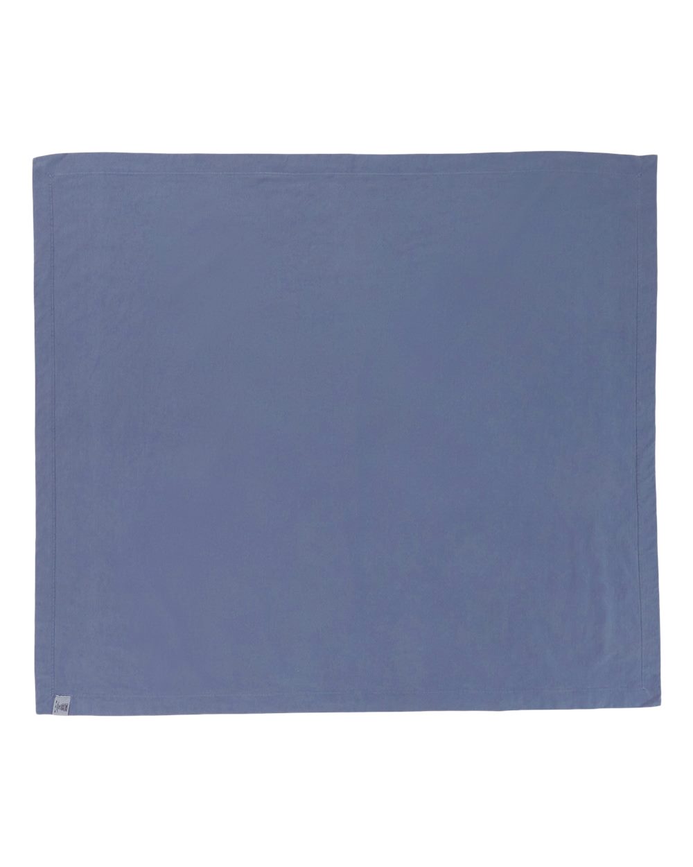 Left View of Blue Jean Garment-Dyed Fleece Dorm Blanket - 15BT