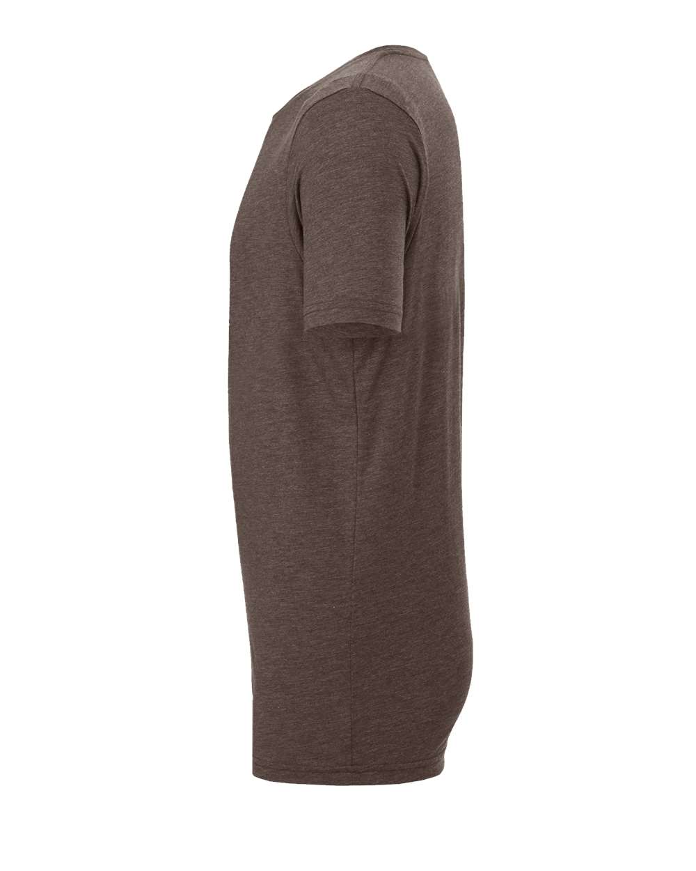 Left View of Brown Triblend Triblend Tee - 3413
