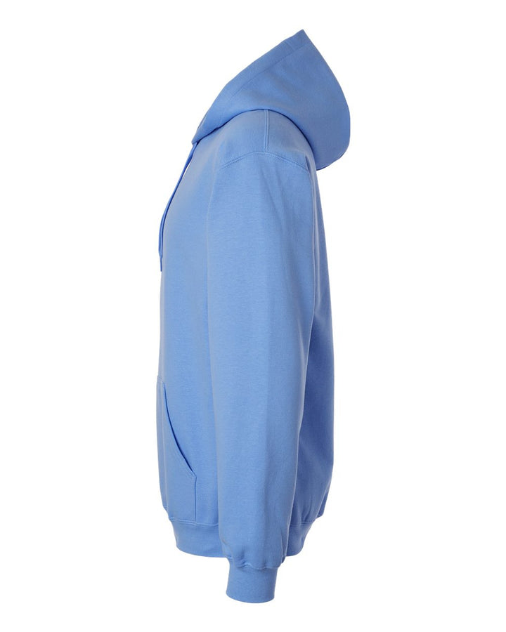 Left View of Carolina Blue Softstyle® Midweight Hooded Sweatshirt - SF500