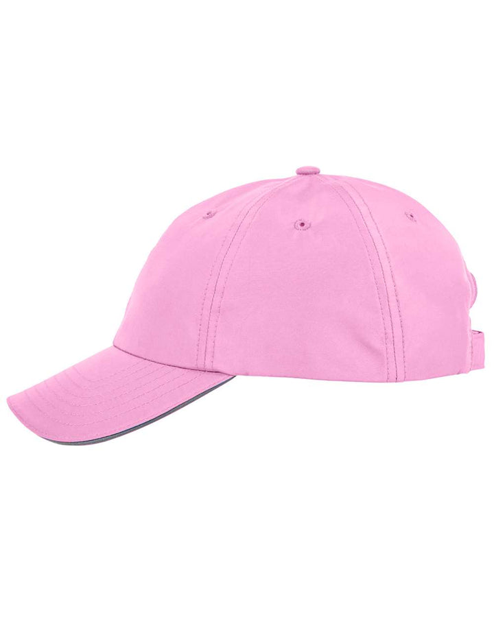 Left View of Charity Pink Pitch Performance Cap - CE001