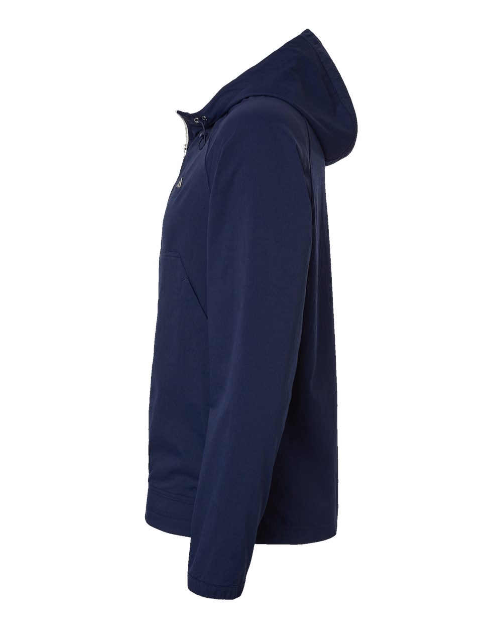 Left View of Collegiate Navy Go-To Utility DWR Full-Zip Jacket - A2007