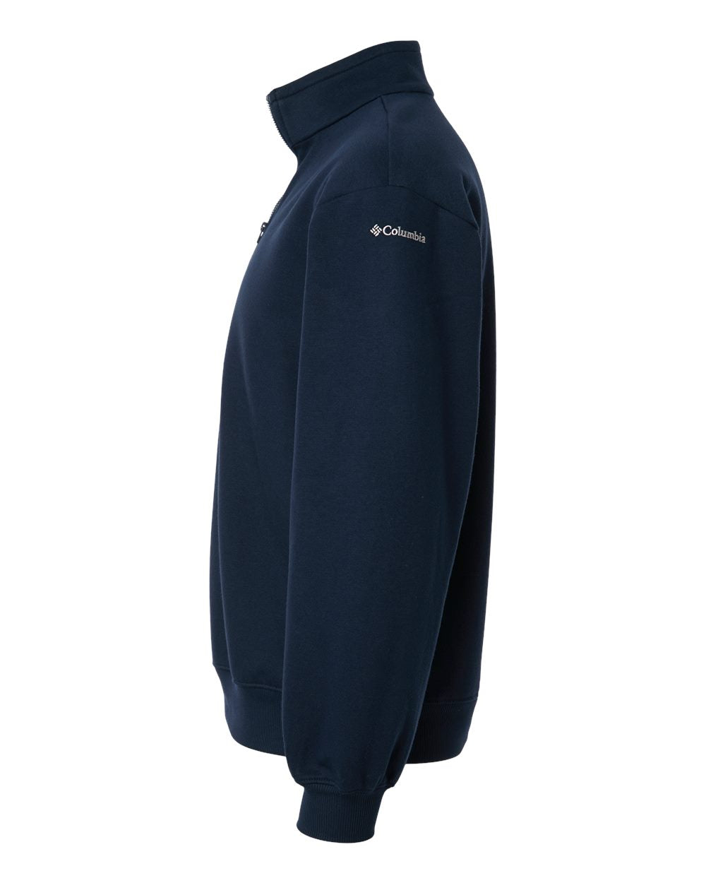 Left View of Collegiate Navy Women's Aldermore Half-Zip Pullover - 216515