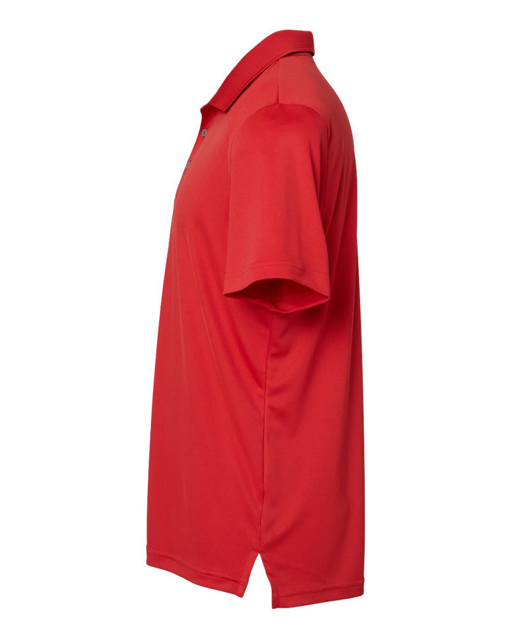 Left View of Collegiate Red Performance Polo - A230